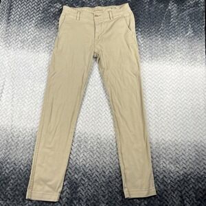 Levis XX Chino Pants Mens 32x34(33) Tan Denim Relaxed Fit Casual Relaxed *flaw